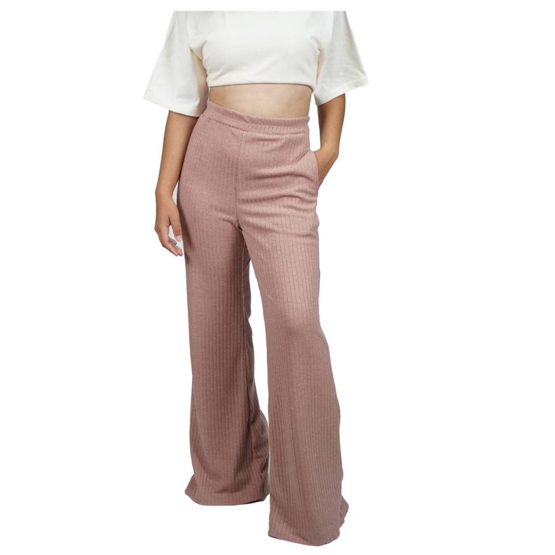 Pantalón Palazzo tiro alto mujer-3