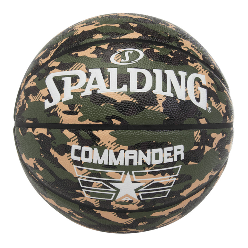 Balón Basketball Commander Camo Tamaño 7 Militar-0