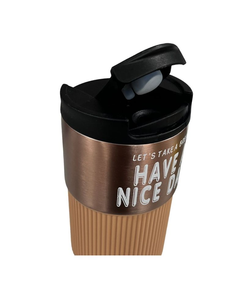 Termo Agua Caliente Y Fria Cafe Vaso Termico Metalico 500ml D-1