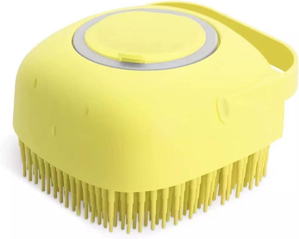 Esponja De Baño Silicona-AMARILLO-0