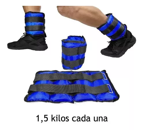 Pesas Tobilleras Y Muñequeras 3 Kg-2