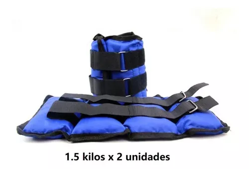 Pesas Tobilleras Y Muñequeras 3 Kg-1