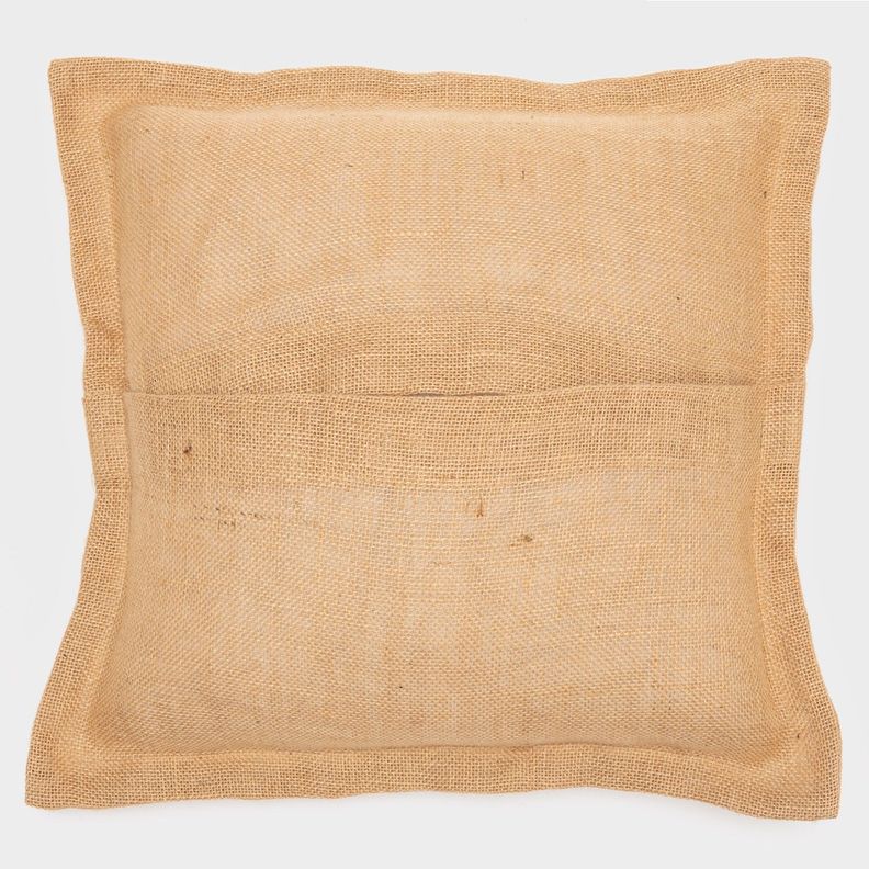 Set 2 fundas de cojín rustic café 50x50cm-1