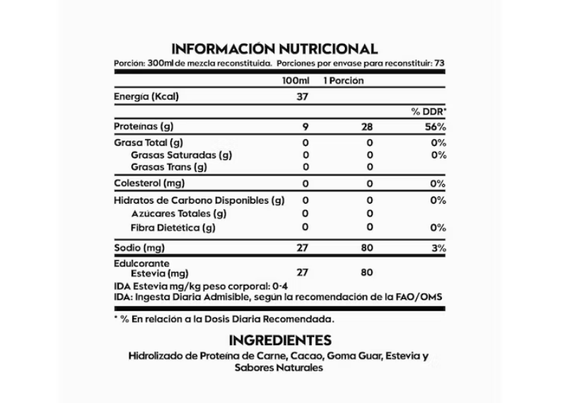 PROTEINA DE CARNE - 5,2 LIBRAS – 73SV CHOCOLATE + CREATINA 40SV SIN SABOR-1