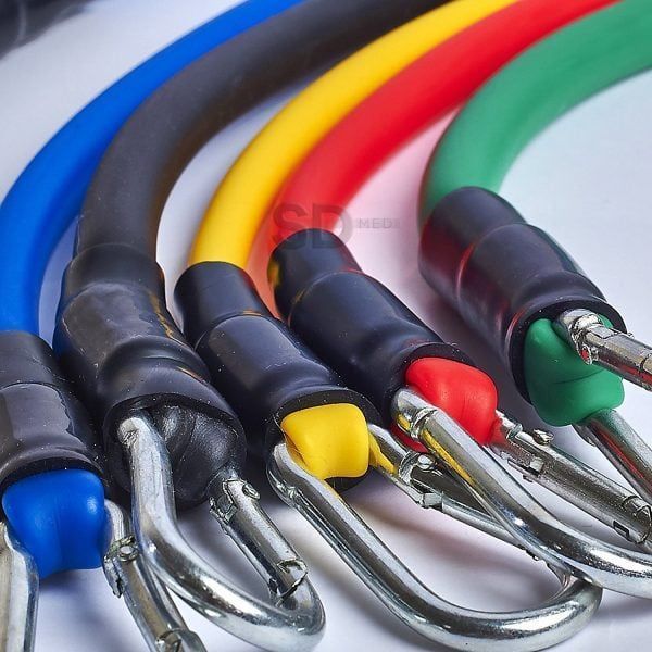 Kit bandas elásticas 13 piezas 180 LB	-3