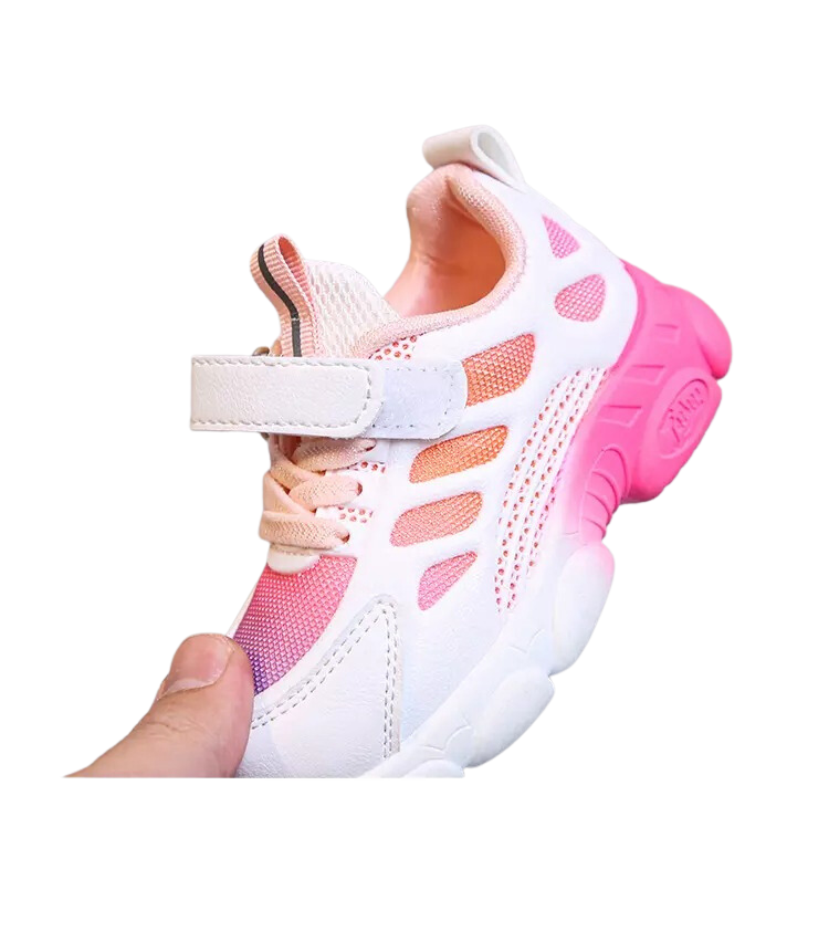 Zapatillas Deportivas de niñas rosa-1