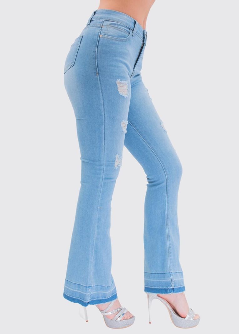 Jeans Flare Distressed-2