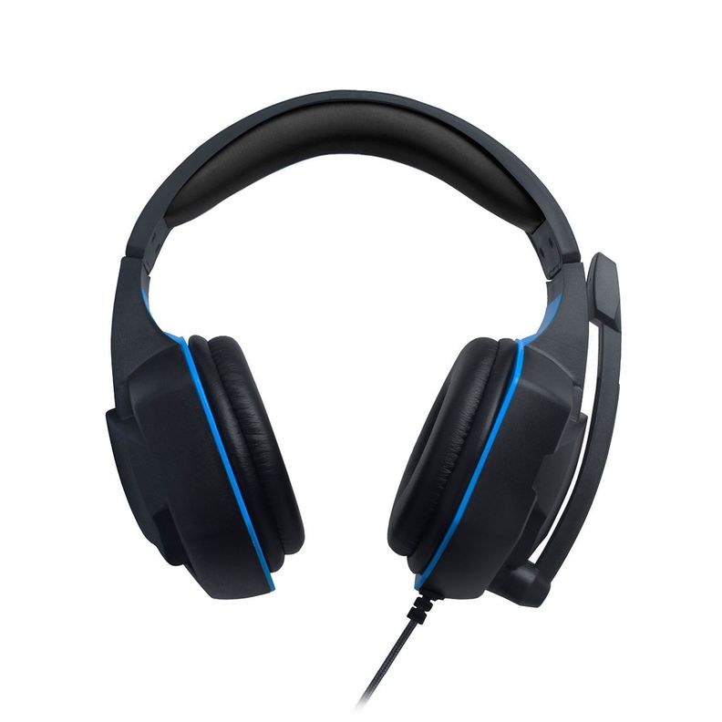 Audífono Gamer Para PS4 Xbox PC Con Microfono Azul-0