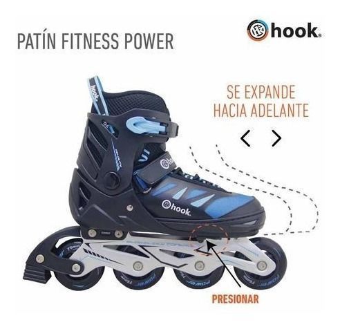 Patín Línea Power-x Hk104 Nuevo & Original Hook-2