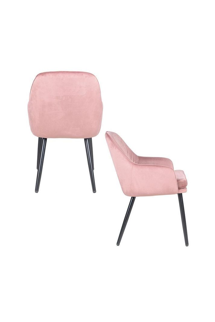 Pack 2 Sillas Comedor Ingrid Rosado-3