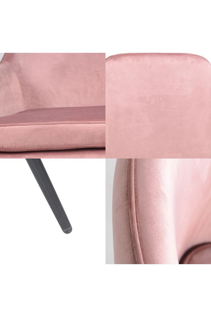 Pack 2 Sillas Comedor Ingrid Rosado-4