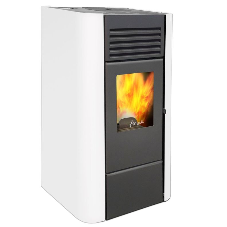 Calefactor a Pellet Milano Blanco Amesti-0