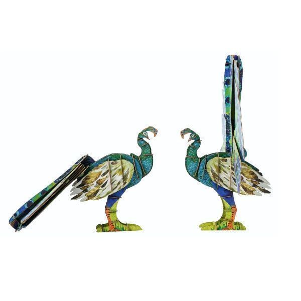 Puzzle Eco 3D Pavo Real-2