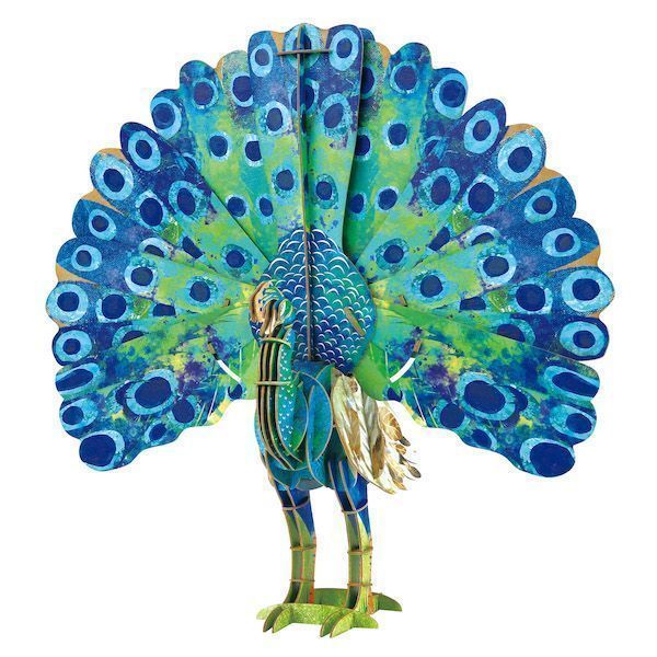 Puzzle Eco 3D Pavo Real-1