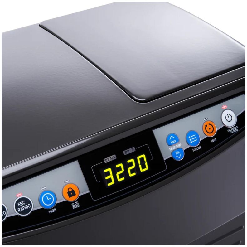 Estufa Calefactor A Parafina Kerosene 12000BTU LED Negro KPL-36 Kendal-5