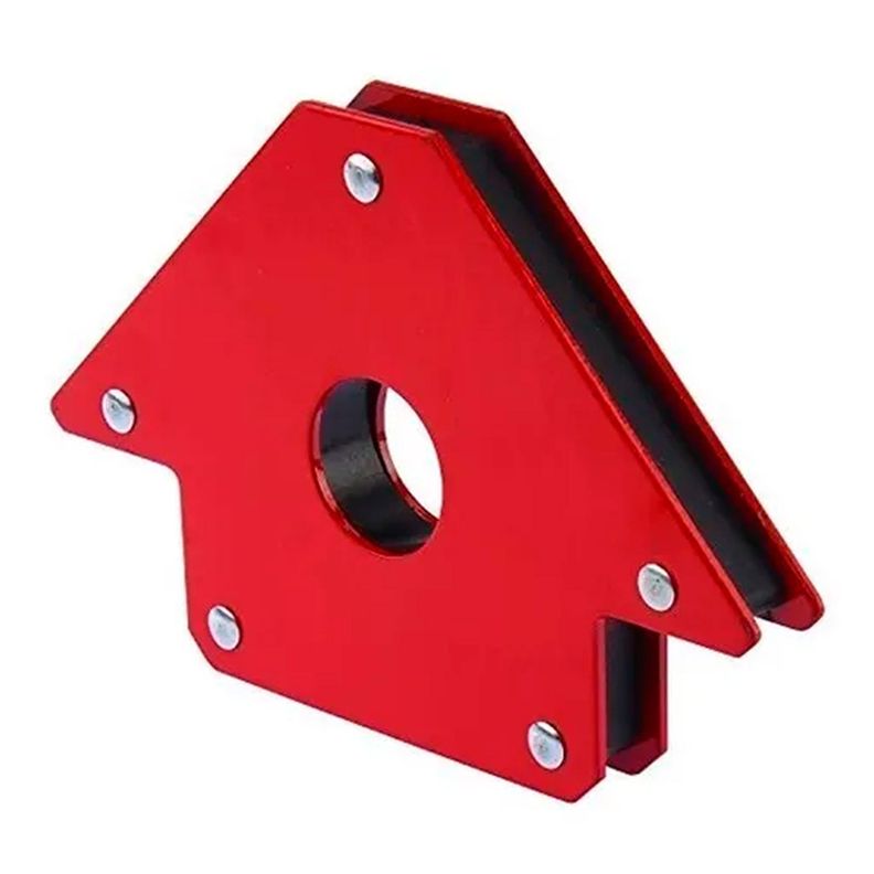 Pack 4 Escuadra Magnética Para Soldar 50 Lbs 110 Mm-0