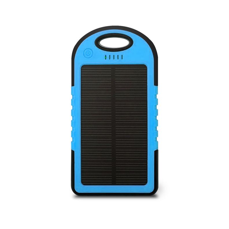 Power Bank Batería Solar 5600mah Azul - PuntoStore-0
