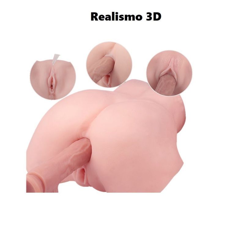 Hermosa Masturbador Masculino Vagina Ano Realista 4.3kg Grande-5