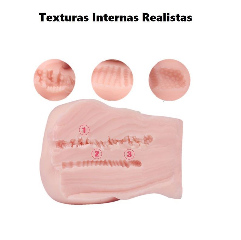 Hermosa Masturbador Masculino Vagina Ano Realista 4.3kg Grande-3