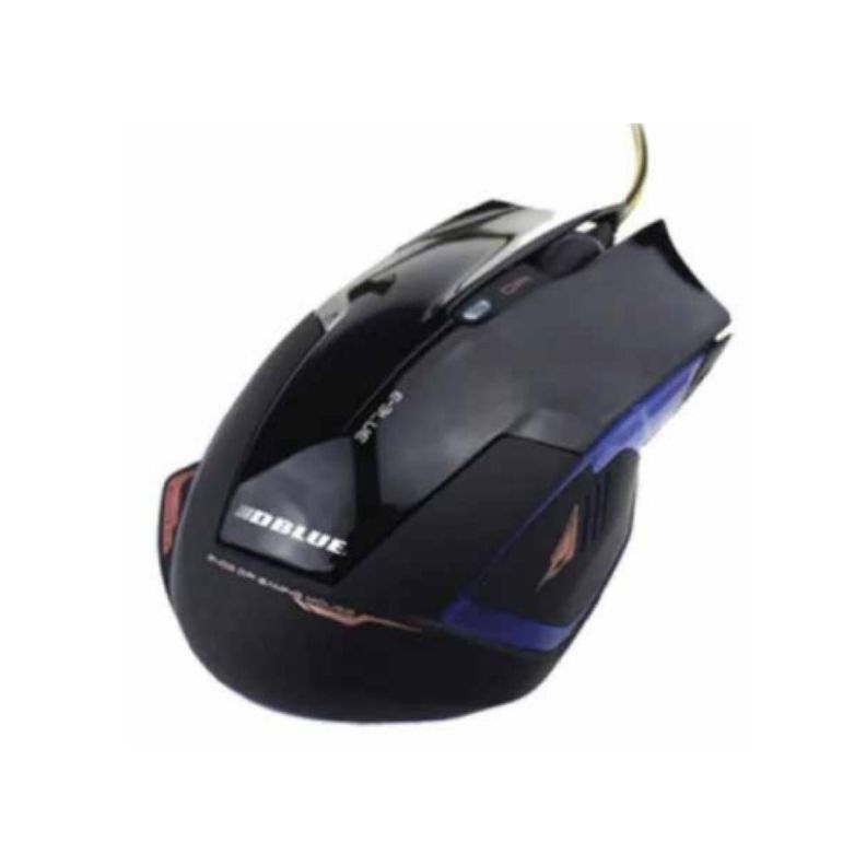 Mouse Gamer Alambrico USB 2400 DPI Negro Dblue-0