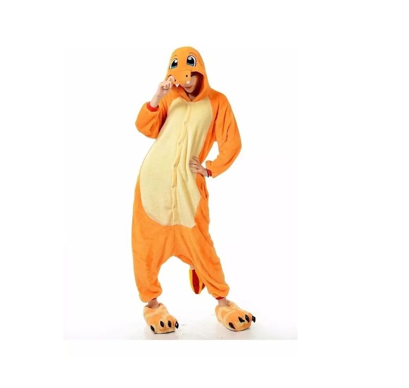 Pijama Enteros Animales Niños y Adultos Chamander-0