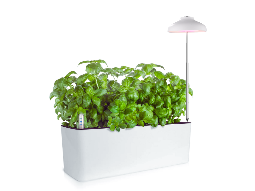 Macetero rectangular autorregante + LED indoor-1