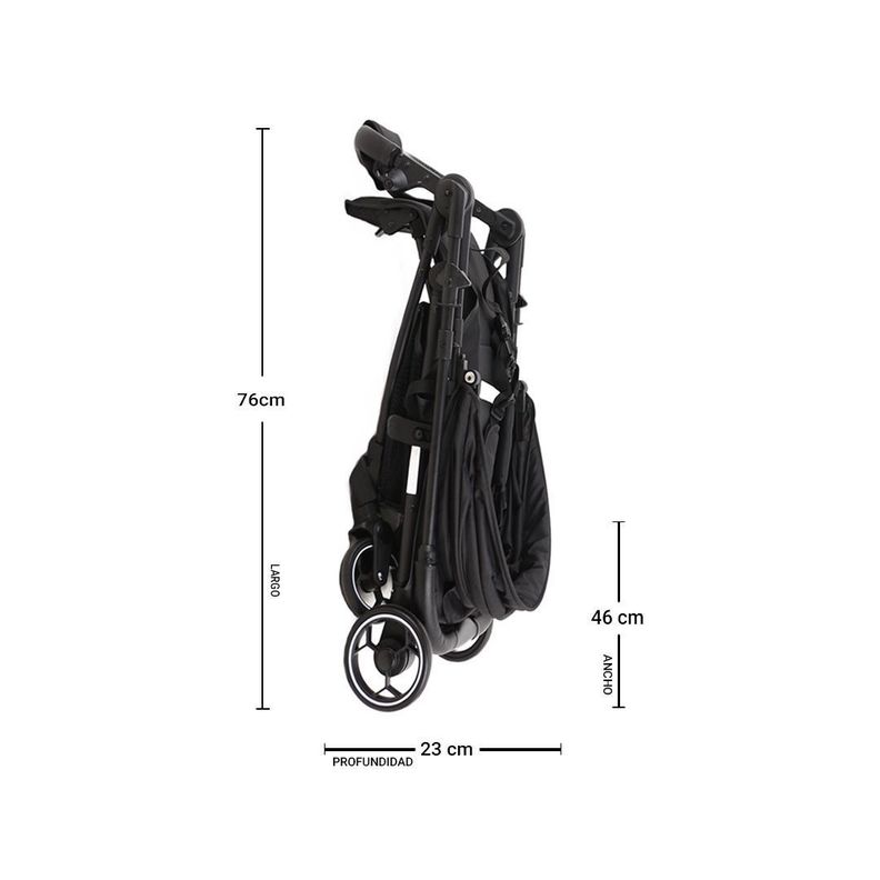 Coche de Paseo – Reversible High Rosa Babymine-3