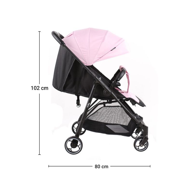 Coche de Paseo – Reversible High Rosa Babymine-2