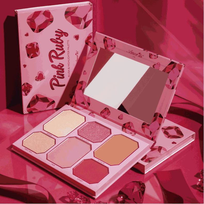 Paleta Rubores Iluminadores ‘Pink Ruby’-1