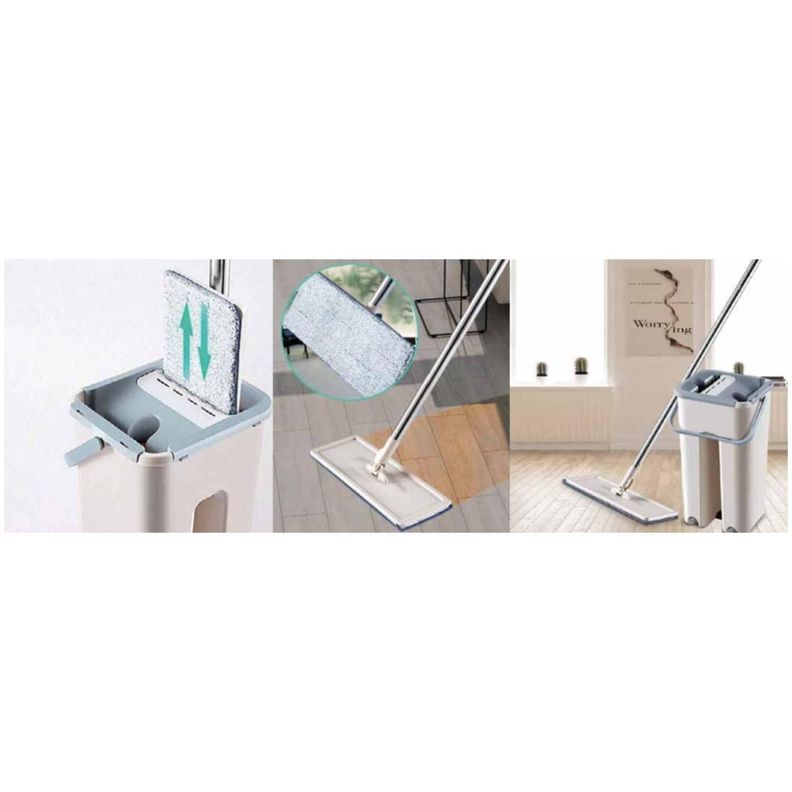 Set Trapeador y Cubo Mopa Limpiadora de Pisos-1