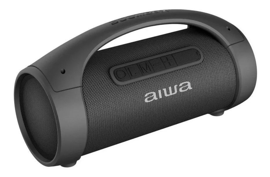 Parlante Aiwa AWS600BT portátil con bluetooth negra