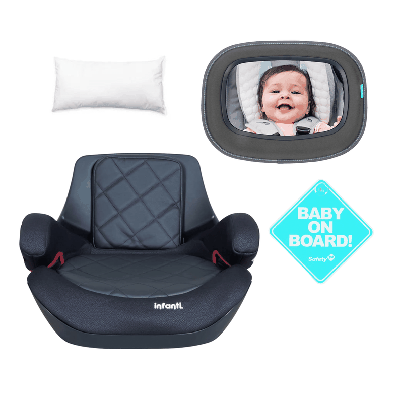 Alzador Go Isofix Black Stone letrero espejo cojin-0