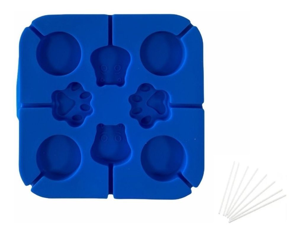 Molde Silicona Moldes De Cakepop Molde Para Paletas Patica-1