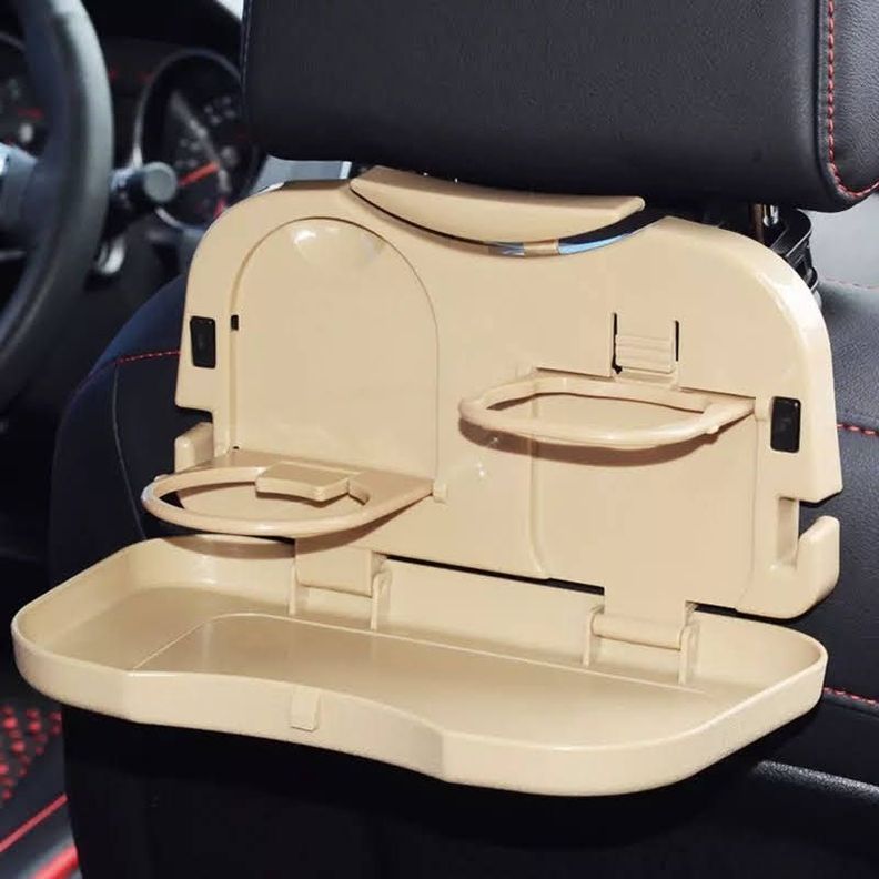 Bandeja De Comida Para Auto Bebida Repisa Plegable Soporte-6