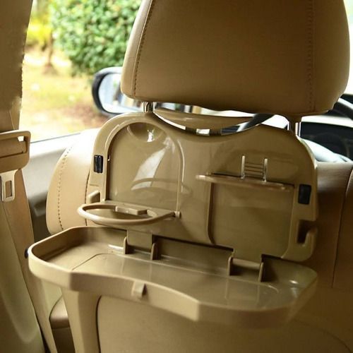 Bandeja De Comida Para Auto Bebida Repisa Plegable Soporte-1