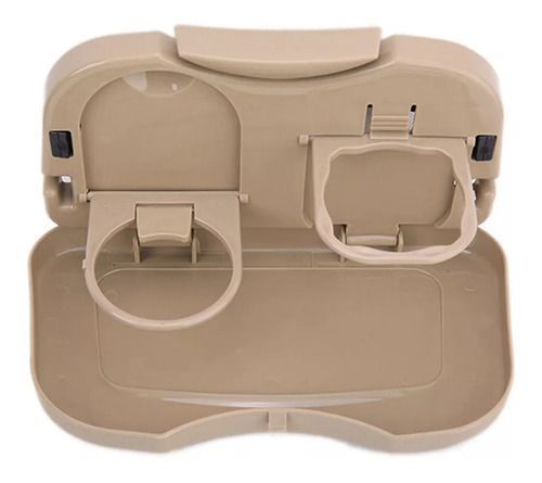 Bandeja De Comida Para Auto Bebida Repisa Plegable Soporte-0