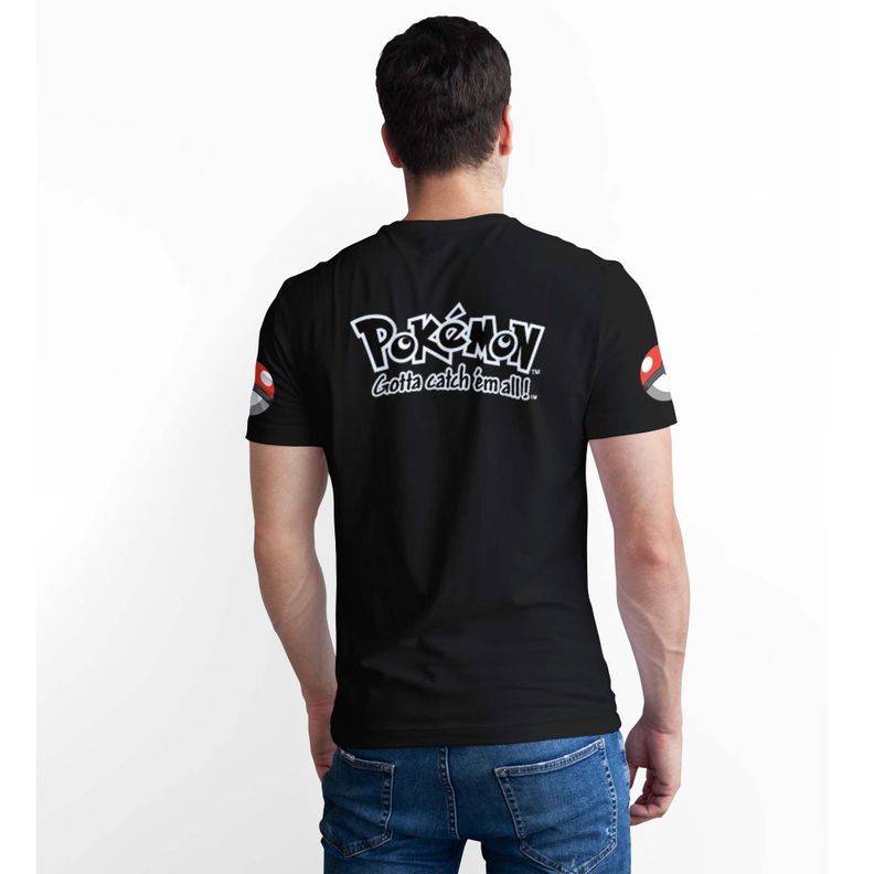 Polera Pokémon gotta catch em all D9-1