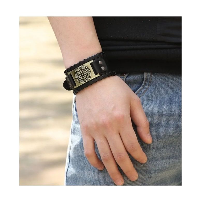 Pulsera Cuero Hombre Celta-1