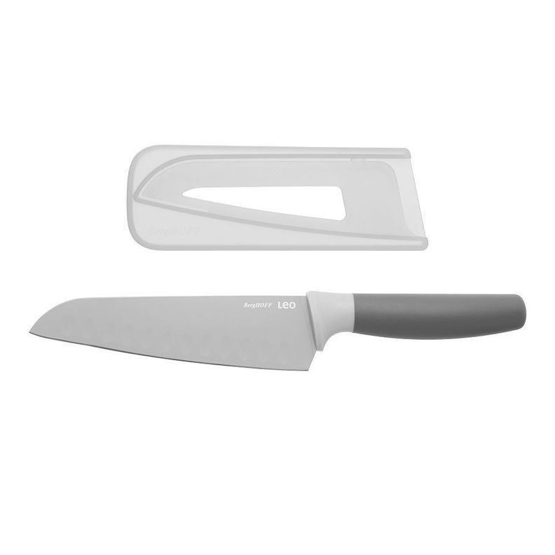 CUCHILLO SANTOKU GRIS 17 CM-0