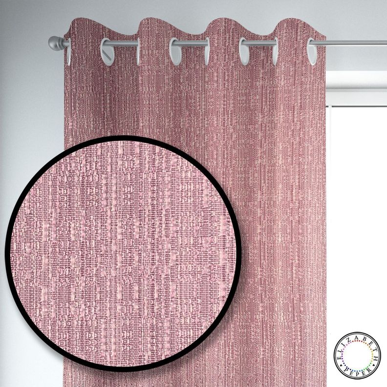 SET DE CORTINAS HOGAR 2 PAÑOS DE 140 X 220 CM ROSADO-1