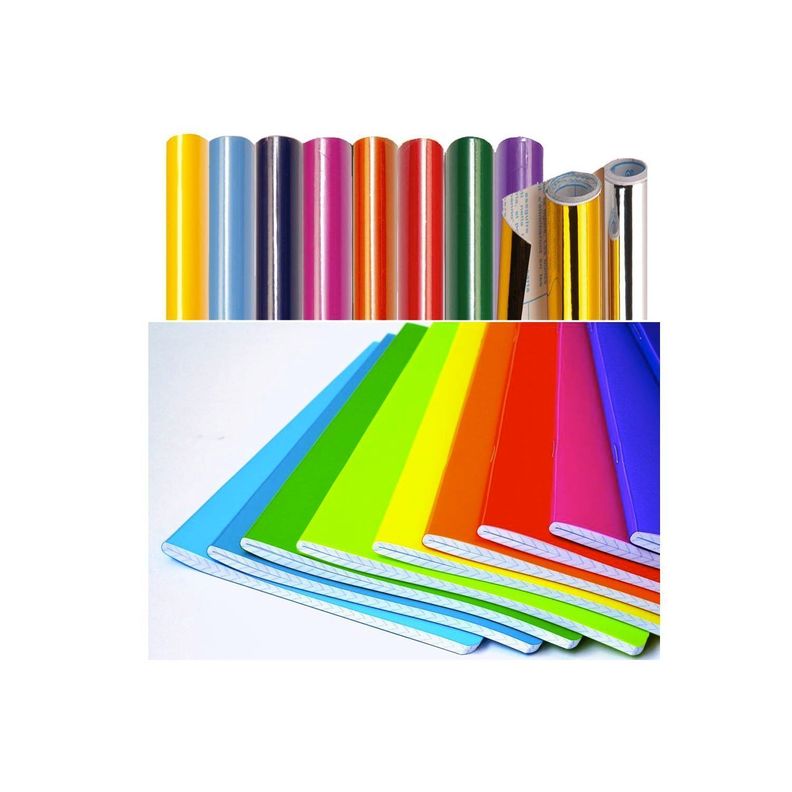 Pack 4 rollos de Papel Vinílico Adhesivo Colores 45x182cm-1