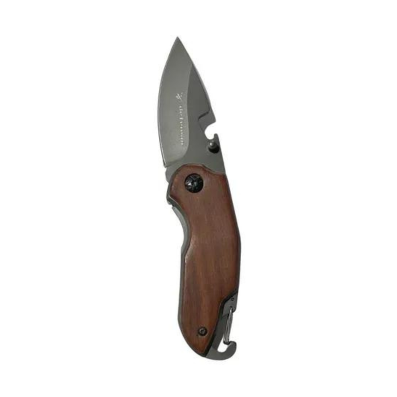 Corta Pluma Mini Táctico Militar Madera -0