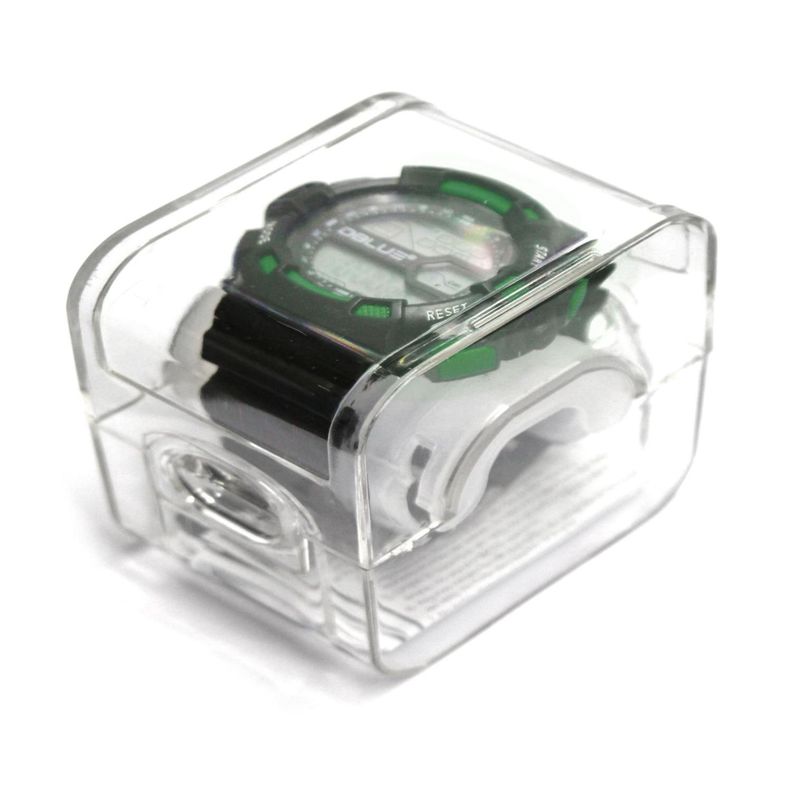 Reloj Digital Deportivo Pantalla Led Funcion Alarma Verde Dblue-1