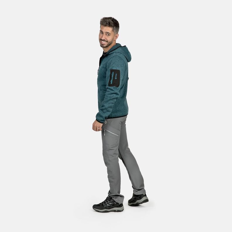 Alder Chaqueta de punto con capucha, urbana y deportiva para Hombre-2