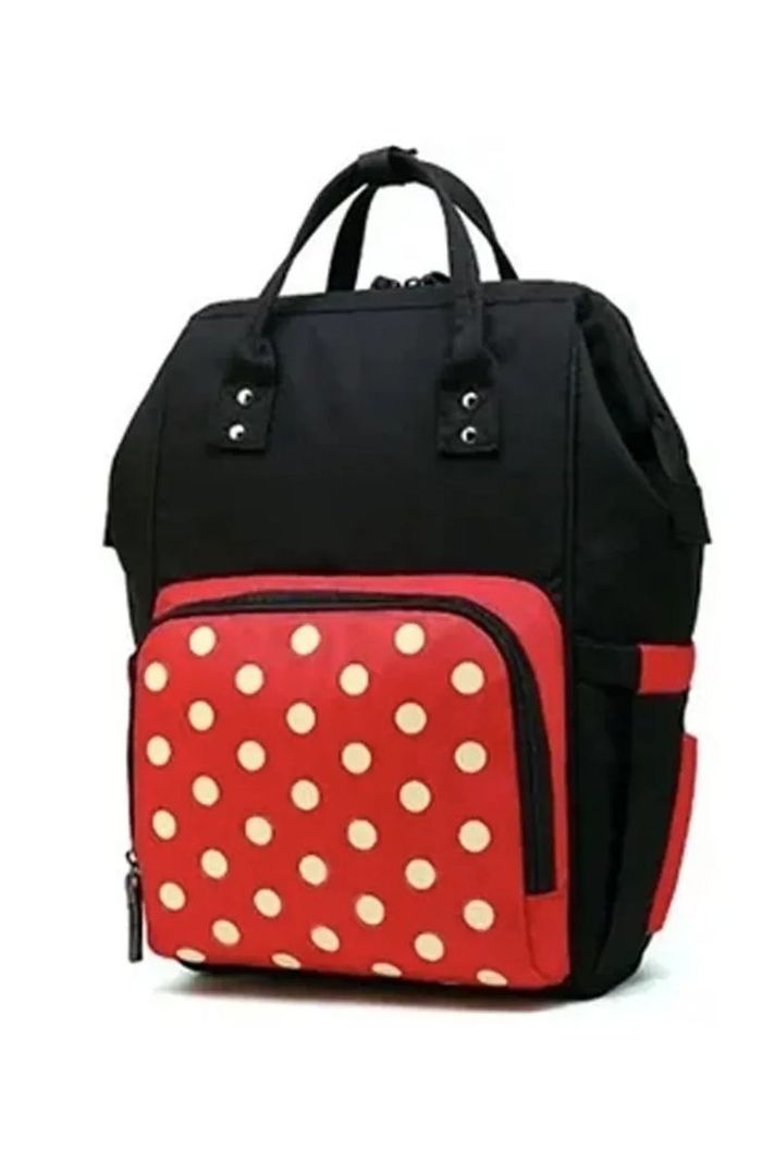 Mochila Bolso Pañalera Maternal Diseño Minnie Mouse-2