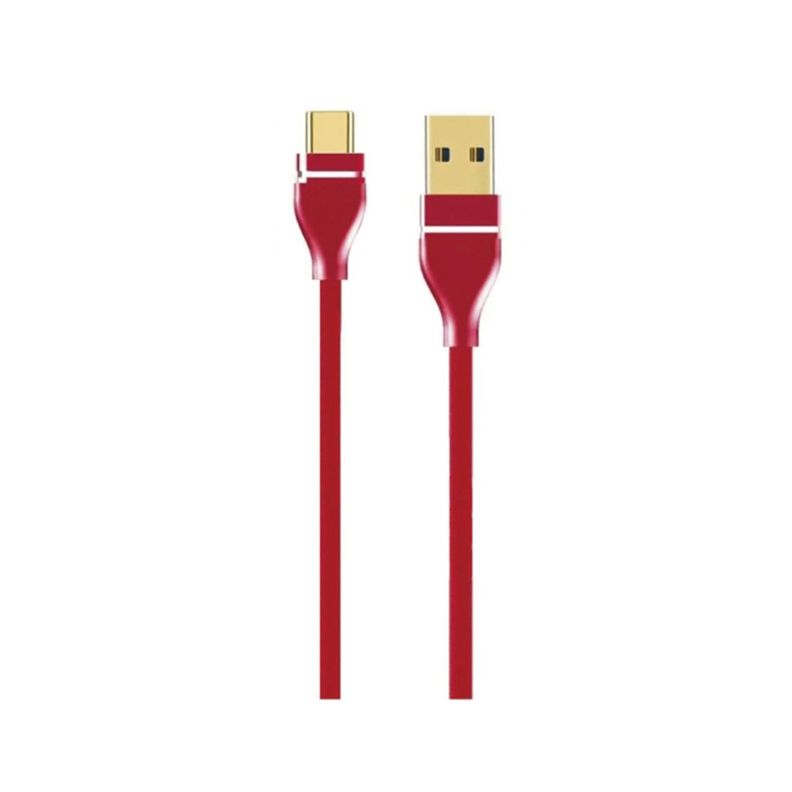 Cable USB a Tipo C Carga Rapida 1mt Rojo Dblue-0