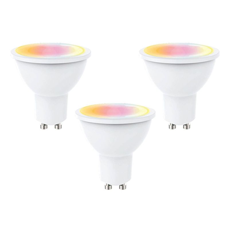Pack 3 Ampolletas LED Smart Bright GU-10 5W-0