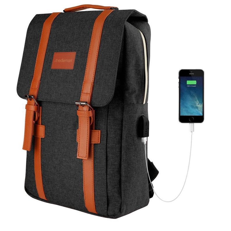 Mochila Maleta Antirrobo Puerto Usb Notebook Impermeable-1