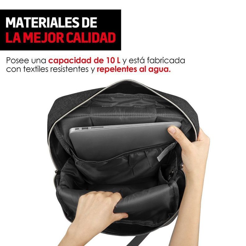 Mochila Maleta Antirrobo Puerto Usb Notebook Impermeable-4