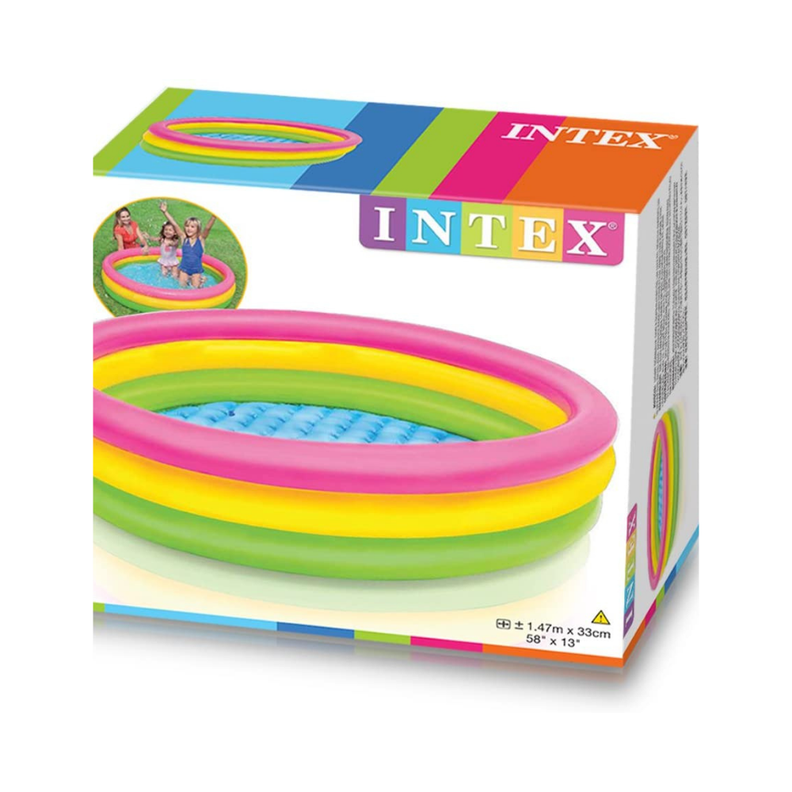 Piscina Bebé Inflable Sunset Glow 147x33 Cm-1